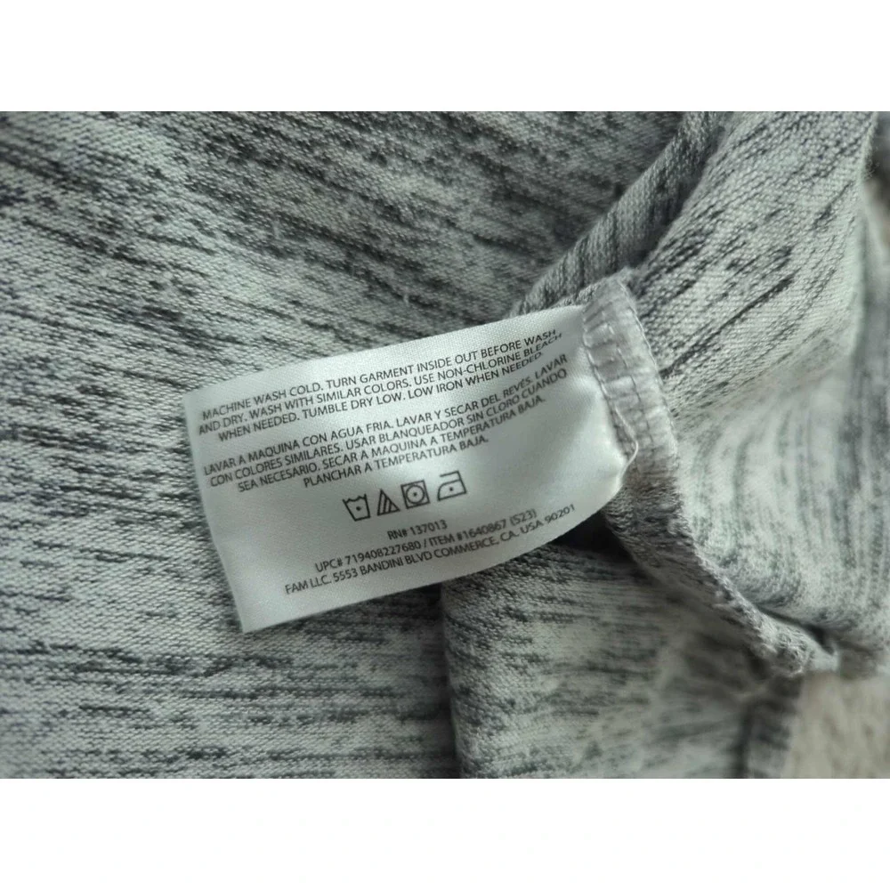 Banana Republic Shirt‎ Mens XL Heathered Gray V-Neck Pullover Long Sleeve